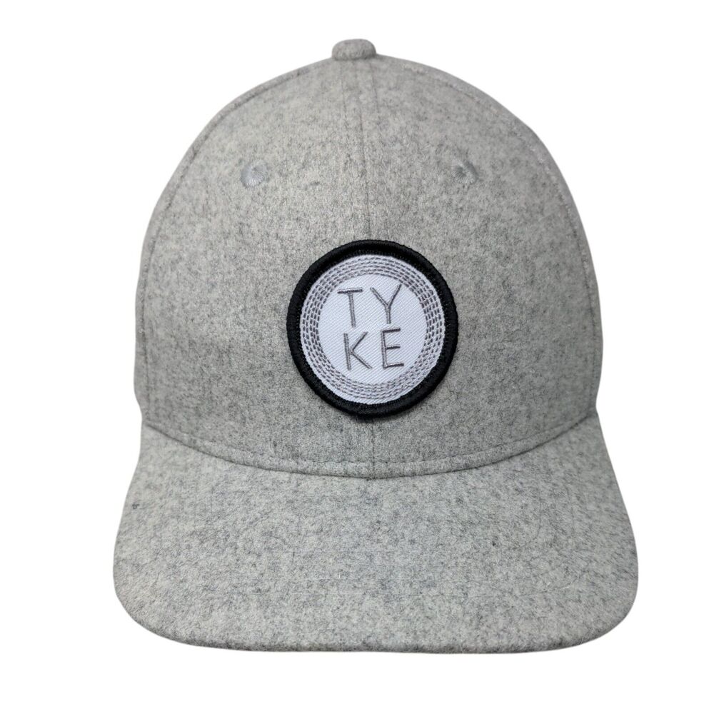 Tyke & Co Patch Snapback Hat Gray Toddler Adjustable Vent Holes